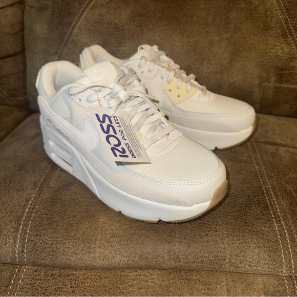 Size 8.5 - Nike Air Max 90 LV8 Sail Light Orewood W - Picture 3 of 11